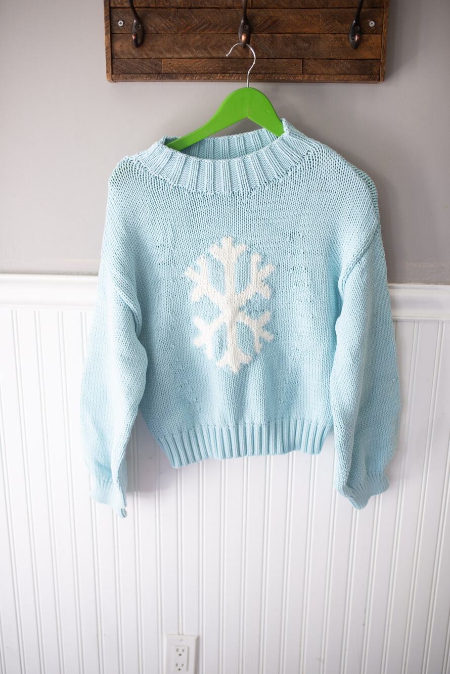 Anthropologie The Pippa Mock-Neck Sweater by Maeve: Snowflake S?